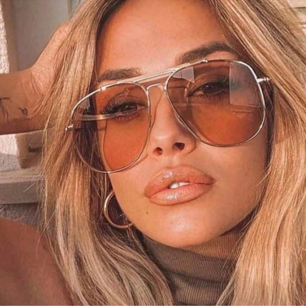 Luxe Reflective Aviator Sunnies Sunglasses